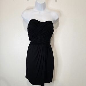 Express Black Strapless Dress- Size XS